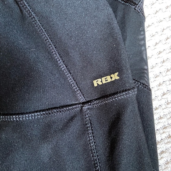 Black RBX leggings with transparent patches - Picture 4 of 5